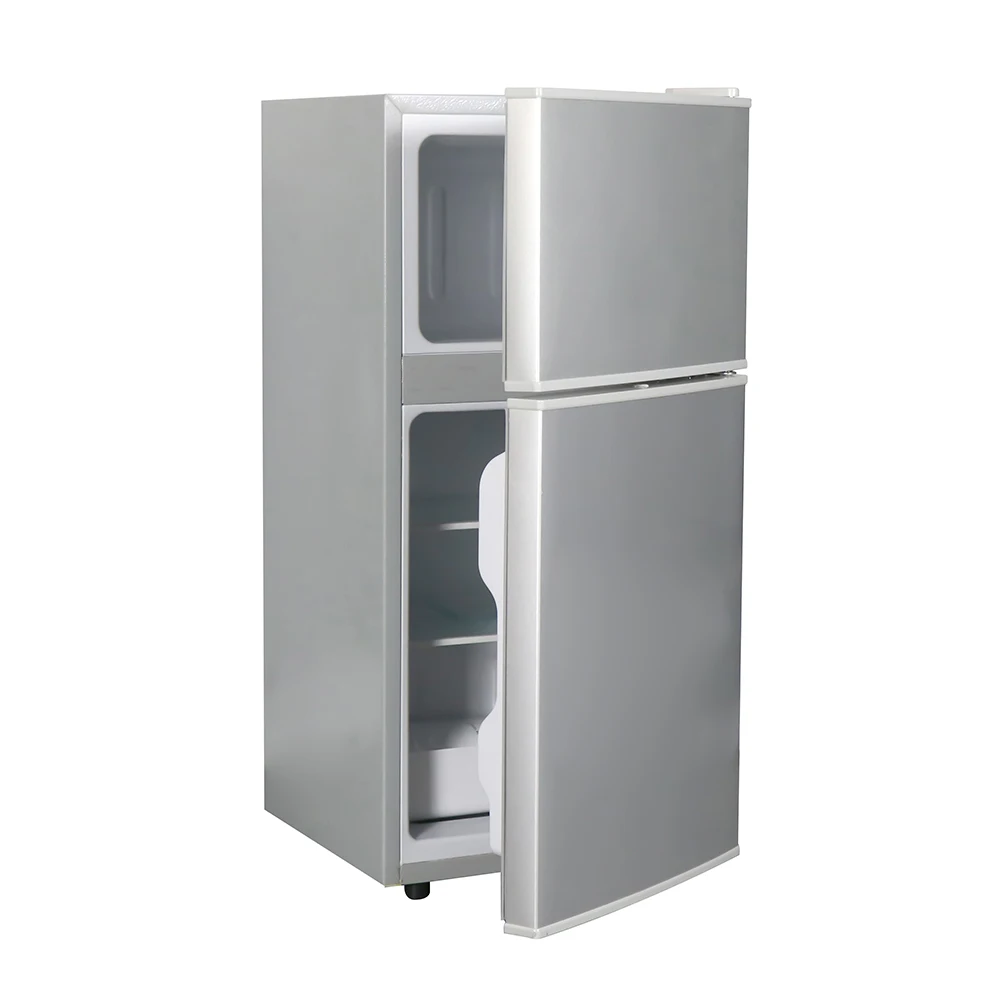 BCD-78 Mini Size Defrost Double Swing Door Vertical Household Refrigerator With Compressor
