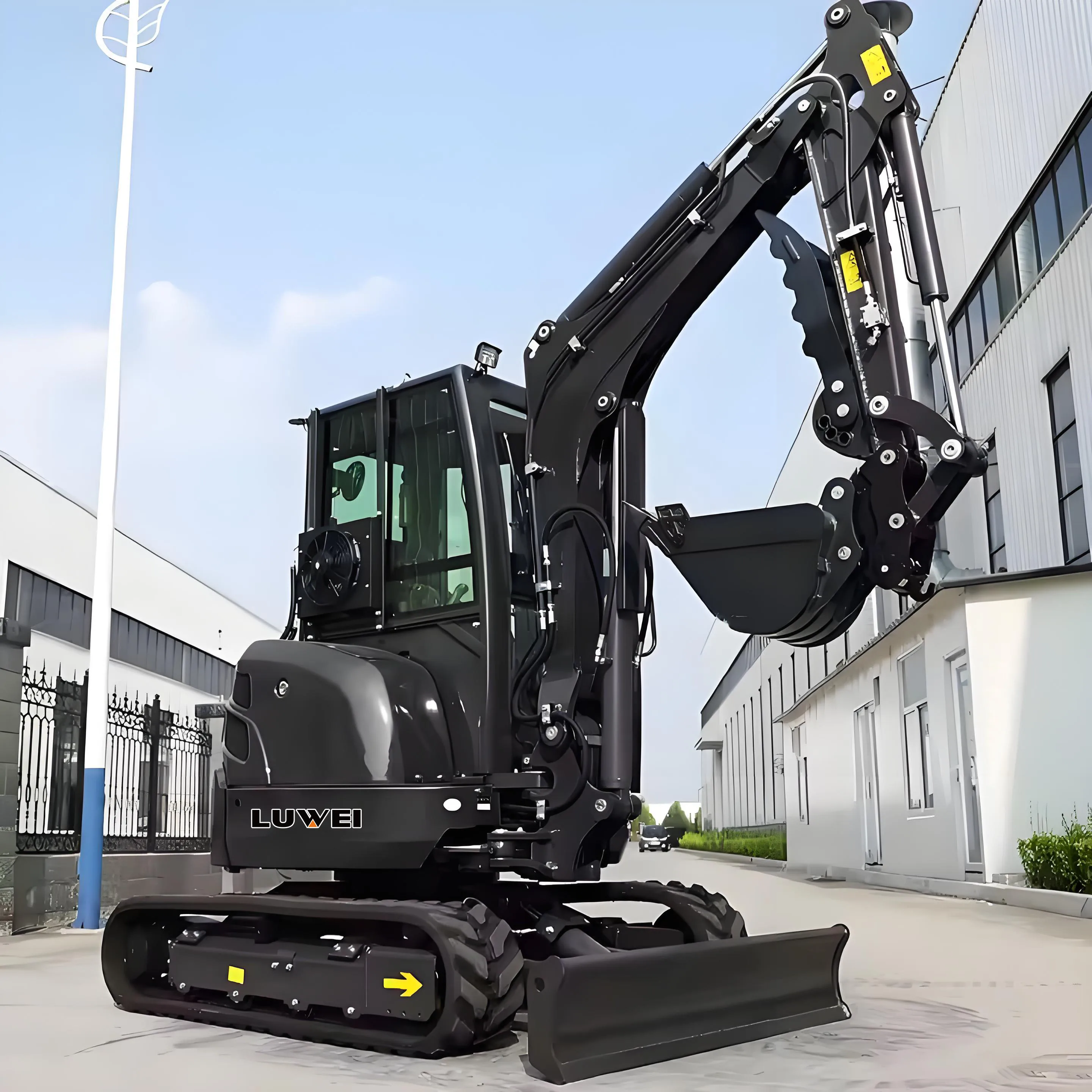 Мини-экскаватор LUWEI Chinese EPA EURO 5 0 8 тонны 2 1 тонный мини-гусеничный экскаватор для продажи