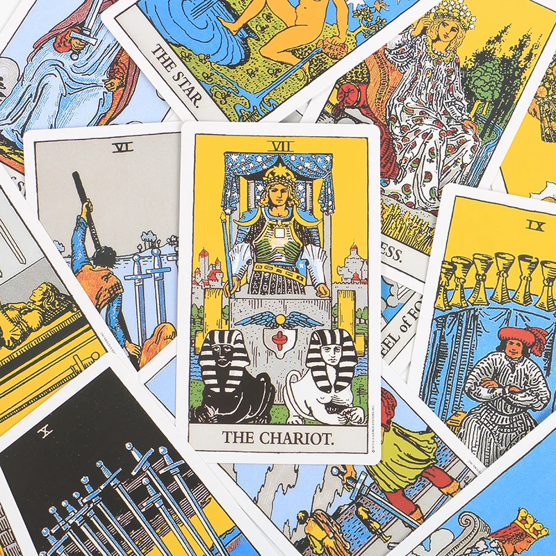 Factory Tarot Cards Custom Printing Cheap 12*7CM Big Tarot CardsWith Guidebook High Quality Divination Rider Classic Tarot