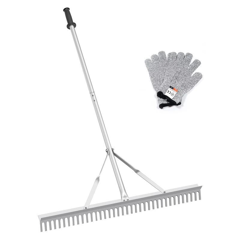 Custom Metal Aluminum Landscape Lawn Shed Row Screening Rake for Beach