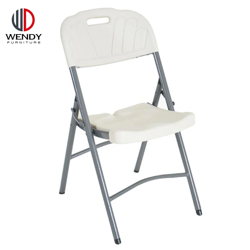 China factory cheap price metal iron folding wedding dining chairs for restaurant