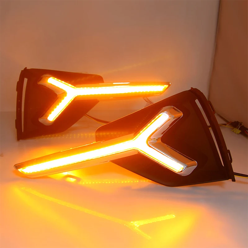 KEEN New Daytime Running Light for Geely Pro Azkarra Boyue Proton X70 2018-2021 led DRL Front Driving Fog lamp Head Lamp