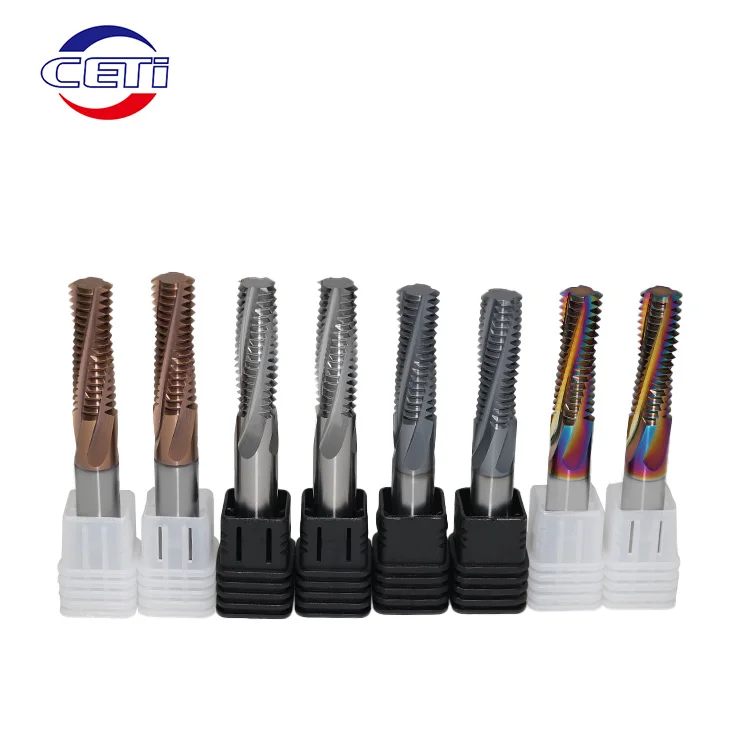 Dovetail CNC Tools  Metal Curved Slot Carbide End Mill Side And Face Thread Milling Cutter