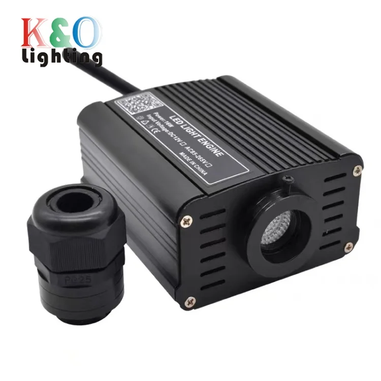 16W RGBW LED Fiber Optic Star Ceiling Light Starlight Headliner Kit For Car / Home Theat