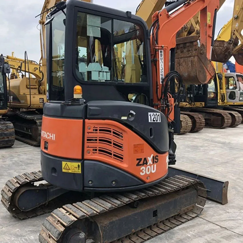 Б/у Гусеничный мини-экскаватор hitachi30u б/у гидравлический японский брендовый экскаватор HITACHI30U низкая цена