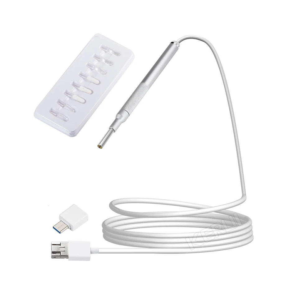 KERUI Wifi Handheld Usb Ear Wax Removal Kit Scope Otoscope Video Portable 480P Soft Wire Endoscope Camera Visible Ear Scoop