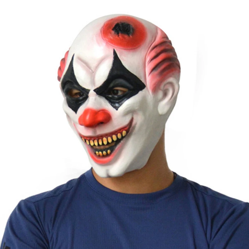 
Joker Mask Movie The Dark Knight Cosplay Horror Scary Clown Mask Halloween Latex Masks Party Costume 