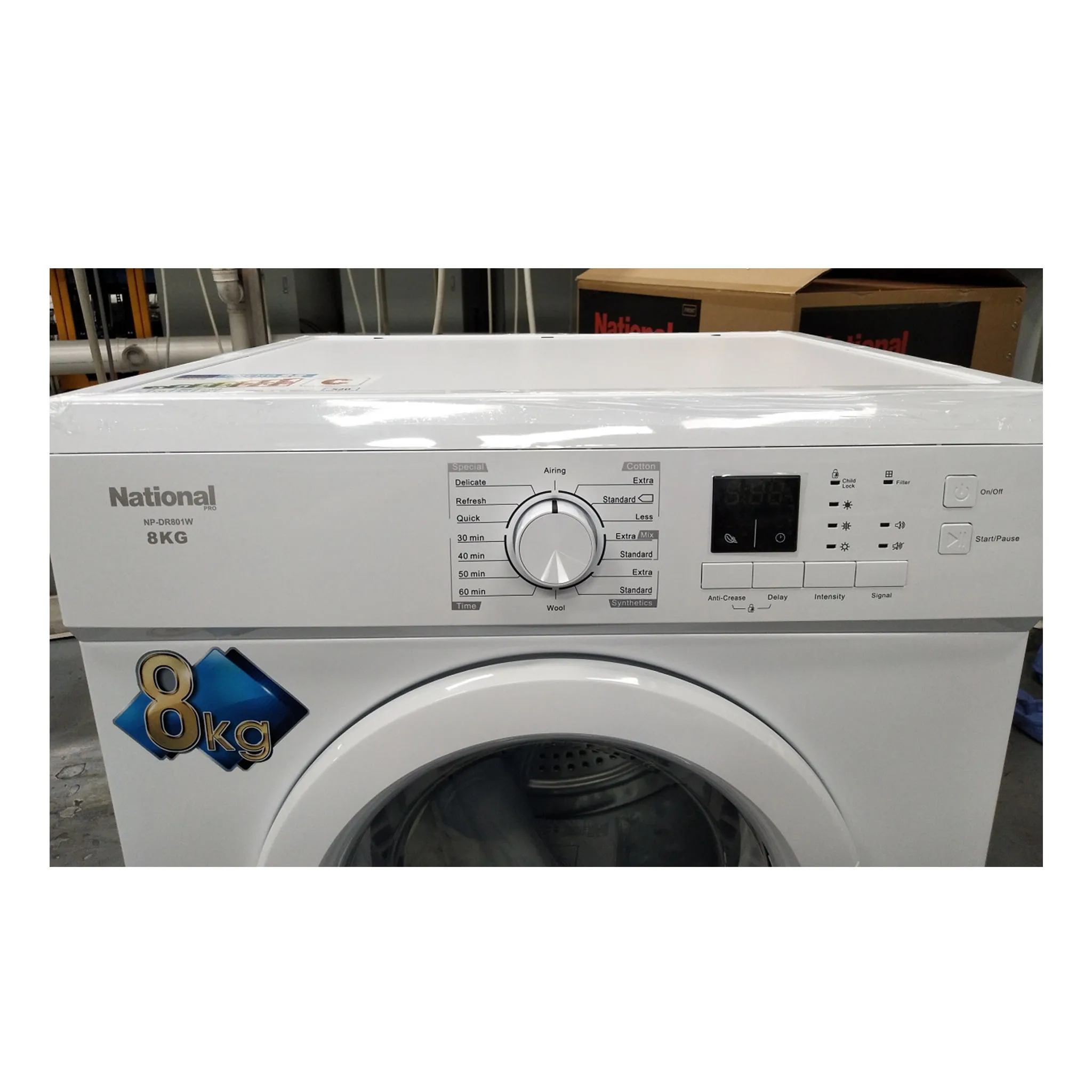 220v full automatic front loading drying machine