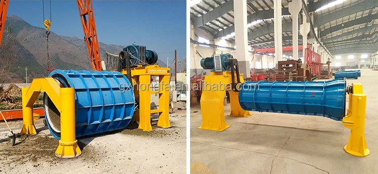 Automatic Centrifuga  RCC Pipe Making Machine Customized Casting Culvert Mould Concrete Pipe Production Machine