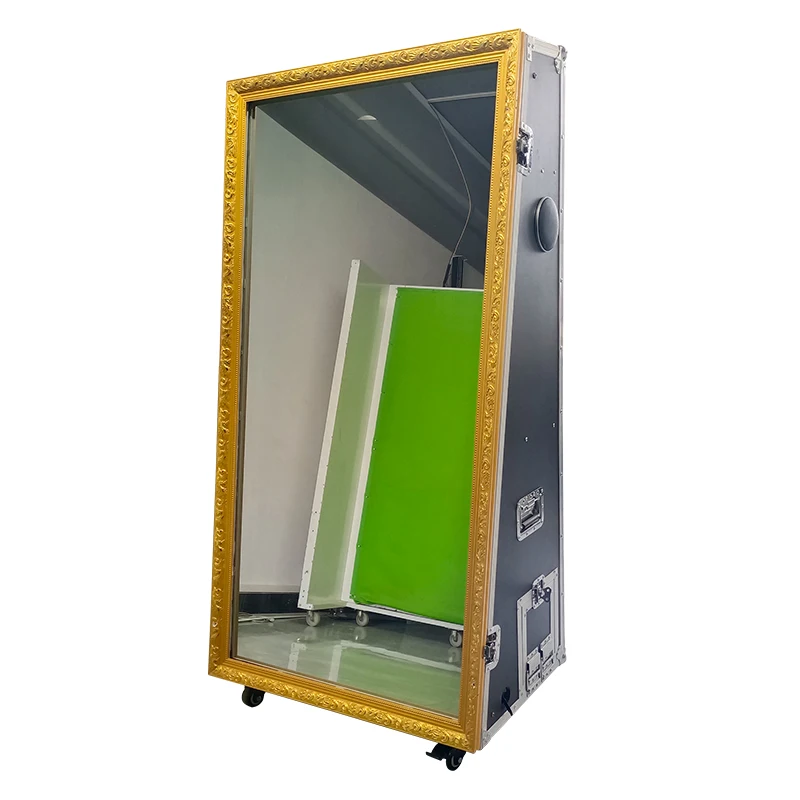 2022 magic selfie photobooth top sale 55/65 inch mirror photo booth