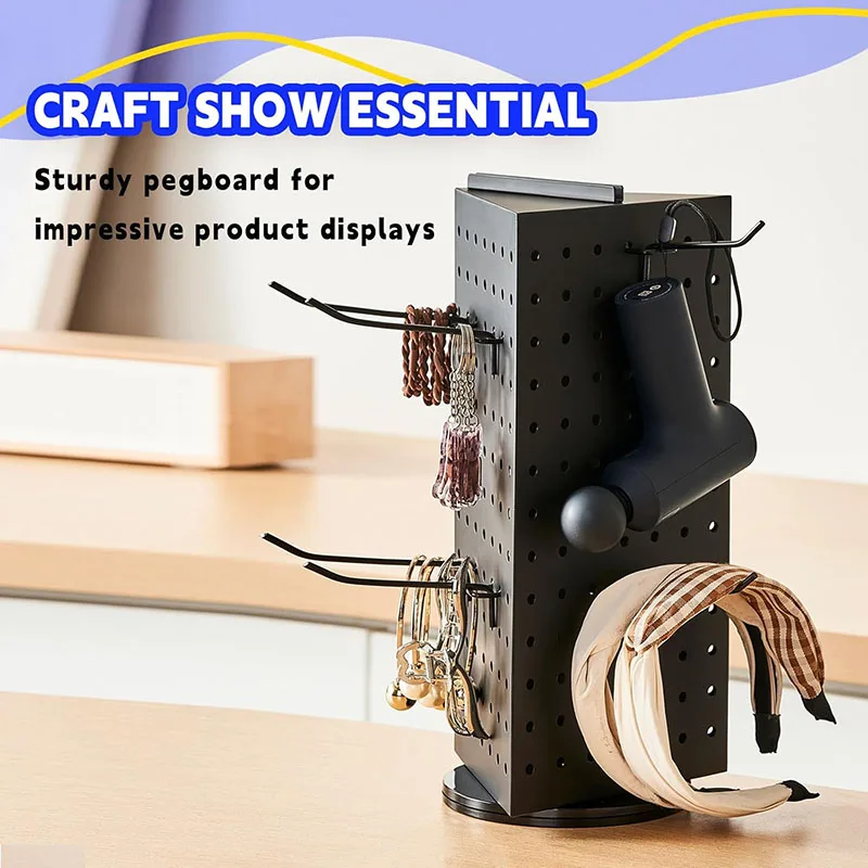 Fanghua Customized 360 Rotation Display Shelf Rack Tabletop Standing Rotating Jewelry Rotating-display-stand