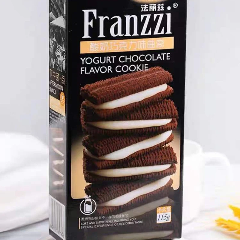 Chinese Snack Frannzzi Cookies Various Flavored Sandwich Falittz Cookies Biscuit