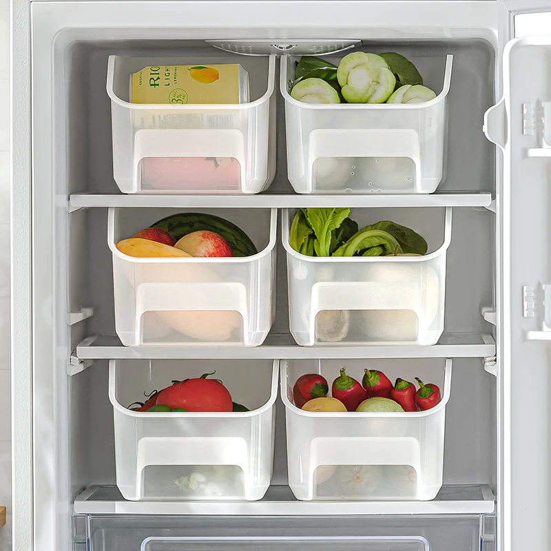 GREENSIDE Multi-functional Classified Storage Fridge Organizer Plastic Food Storage Box