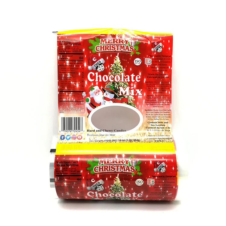 Roll  plastic film for snack food stick bar packaging film