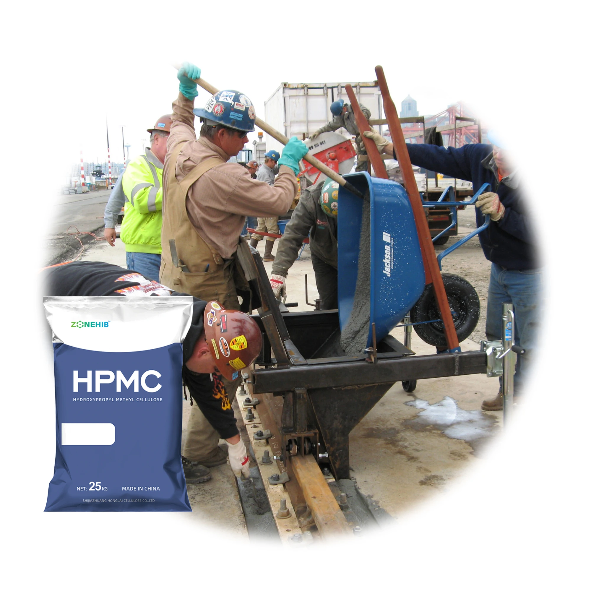 Factory Price Improve Pumpability Hydroxpropyl Methyl Cellulose Ether Powder For Cement - Based Polymer Mortar