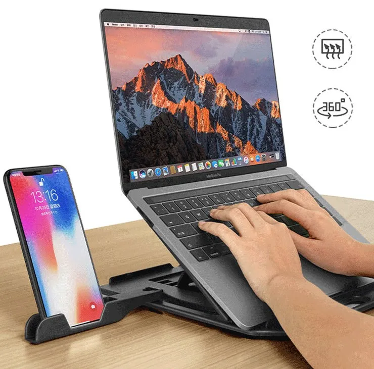 Hot sale in 2021 folding laptop table Portable  foldable laptop bed table stand