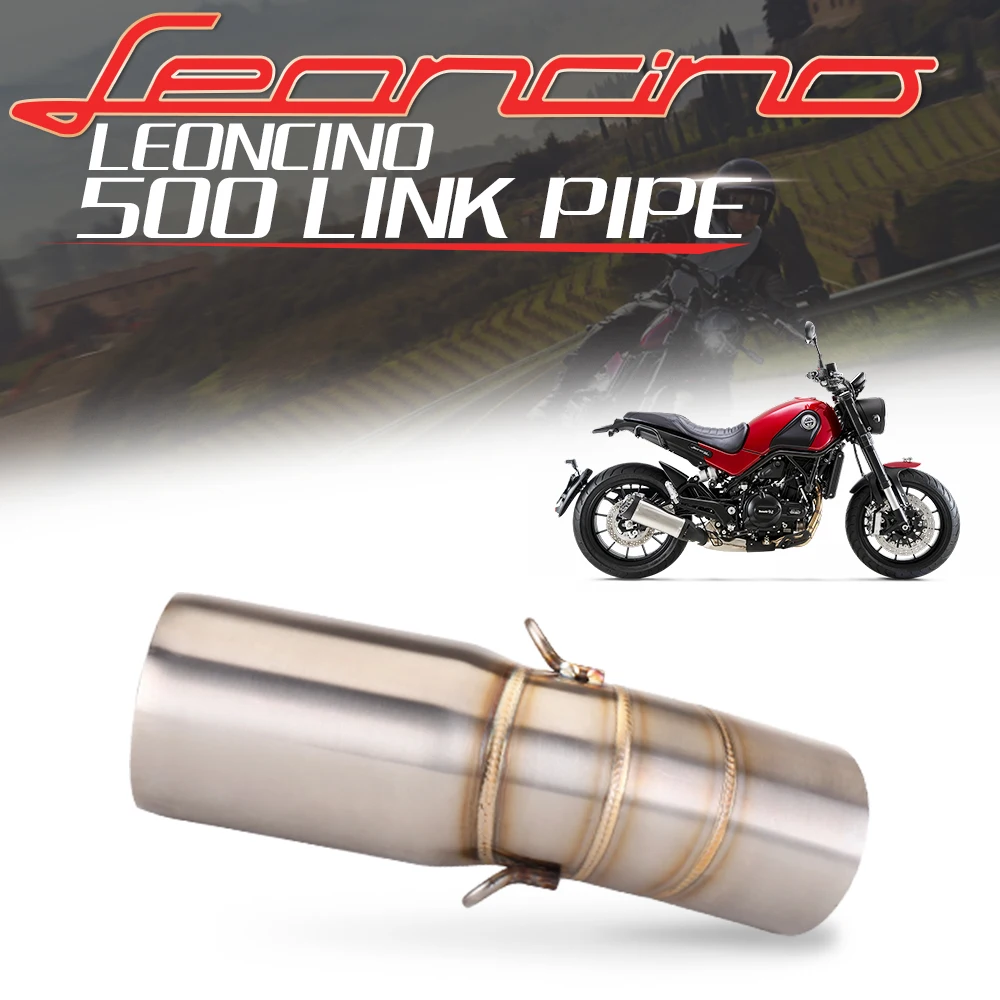 Muffler For Motorcycle Exhaust 38/51mm With DB killer Motorbike silencer FOR Benelli Leoncino 500 leoncinX 2016-2018 Leoncino500