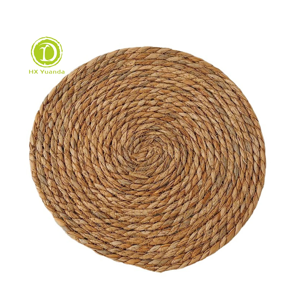 Hot sale rattan placemat round cheapest wholesale wicker bamboo charger plates decoration wedding placemat