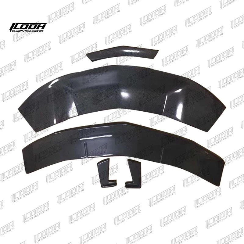 ICOOH Racing SV Style Carbon Fiber Fibre Body Kit Small Rear Trunk Spoiler Wing For Lamborghini LP700 720 750 2012-2018