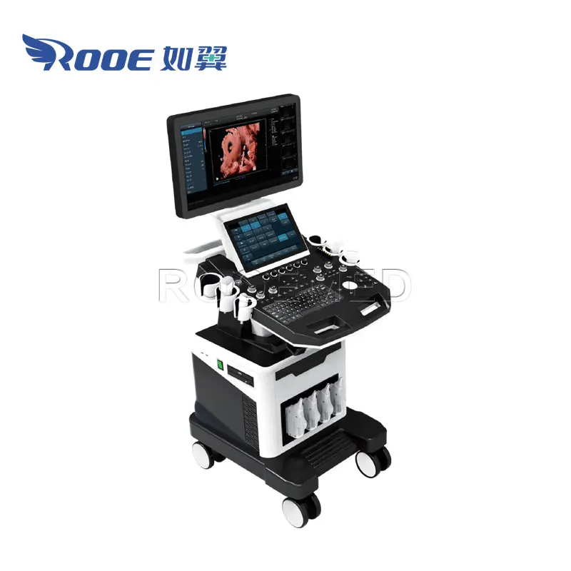 USC80 Профессиональный гинекологический допплеровский ультразвуковой аппарат 4D RealSkin 5D с тележкой