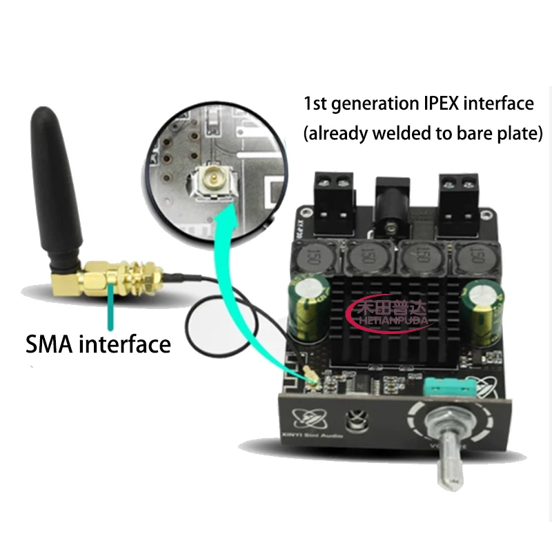 TPA3116D2 audio amplifier board XY-Y50H stereo dual channel Bluetooth module DIY speaker