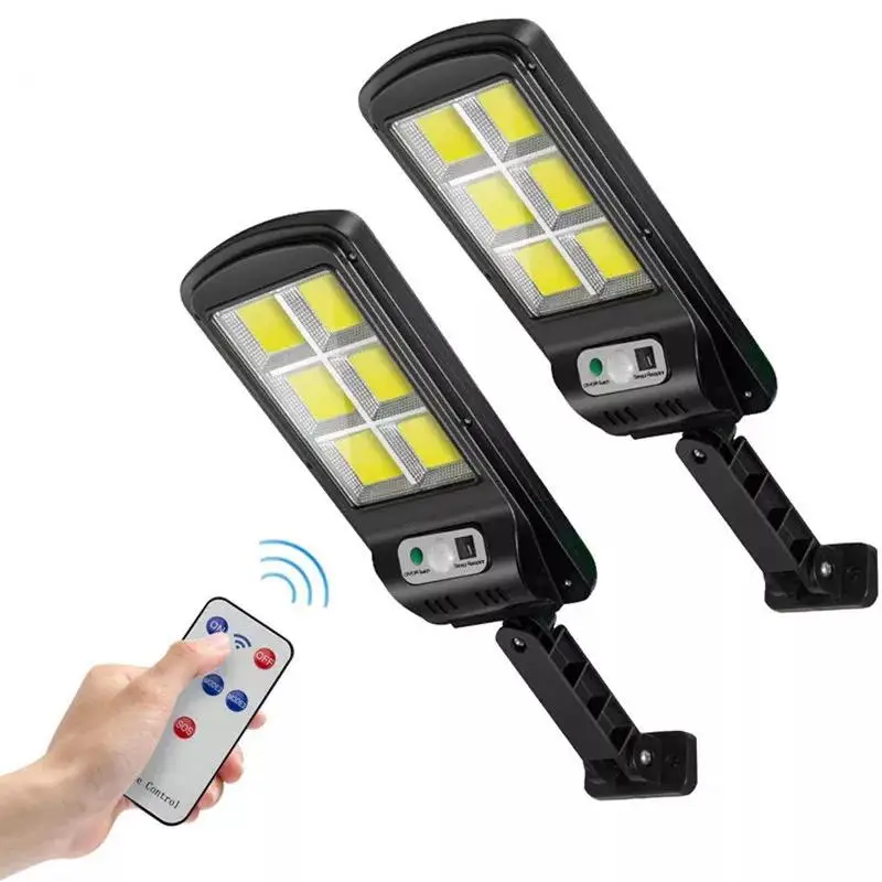 100pcs led chips COB high luminous solar  street light with motion sensor automatic infrared solar wall lamp solar roof  lamp