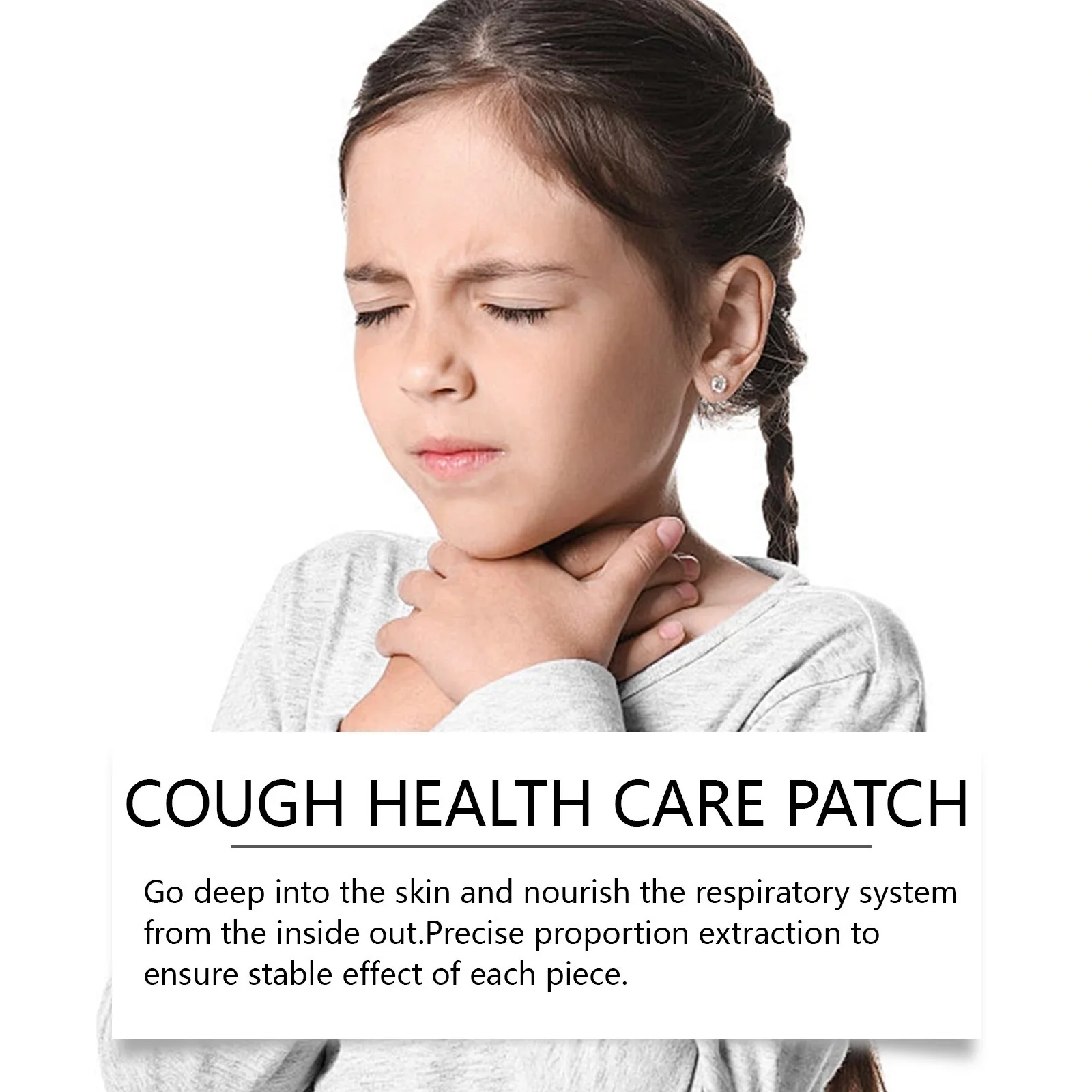 Wholesale Health Care Chinese 100% Natural Cough Care Patch