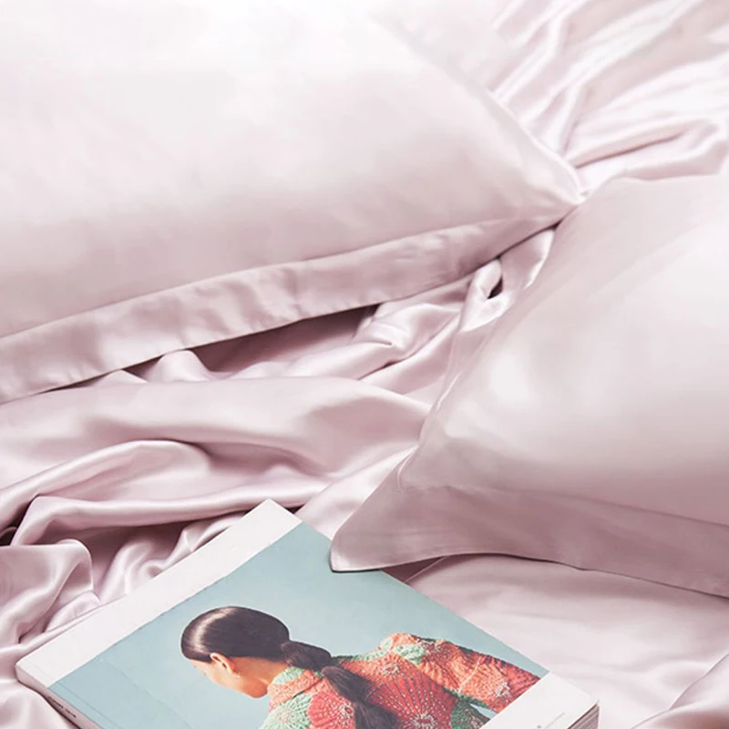 Body pillow case custom silk printed pillowcase fashion style ruffled satin envelope pillowcases