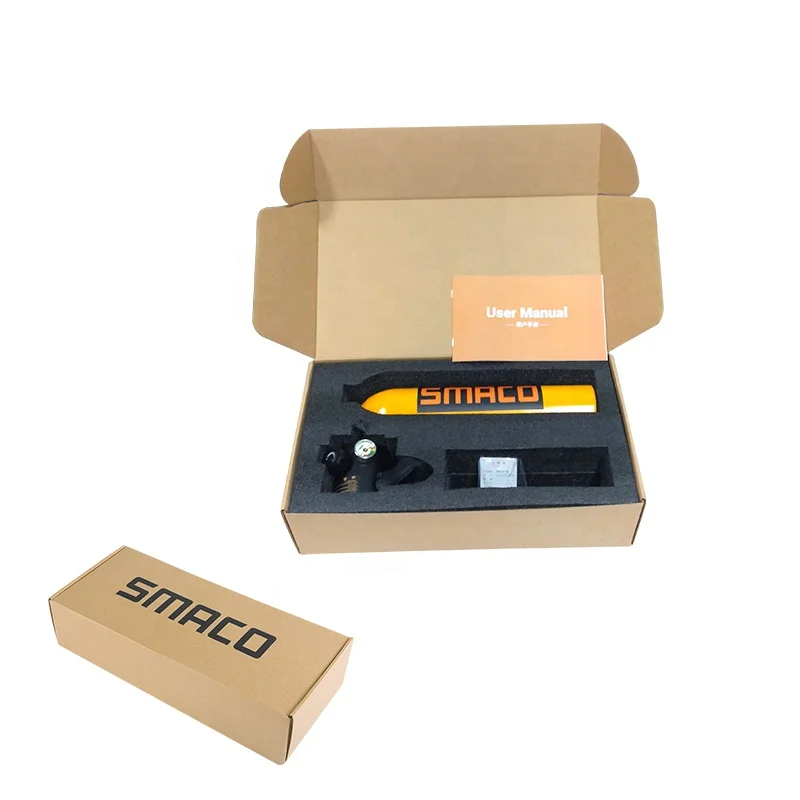 SMACO Mini dive AQUABREATHER S500 D set 0.7L 12 minutes equipment kit