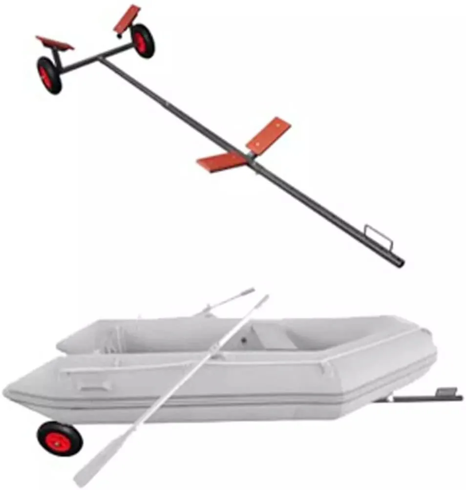  Лодочный Прицеп Heavy Duty лодка ручная тележка 3-сторонний настраиваемый Лодка Каяк Каноэ перевозчика транспортной Сумка-тоут