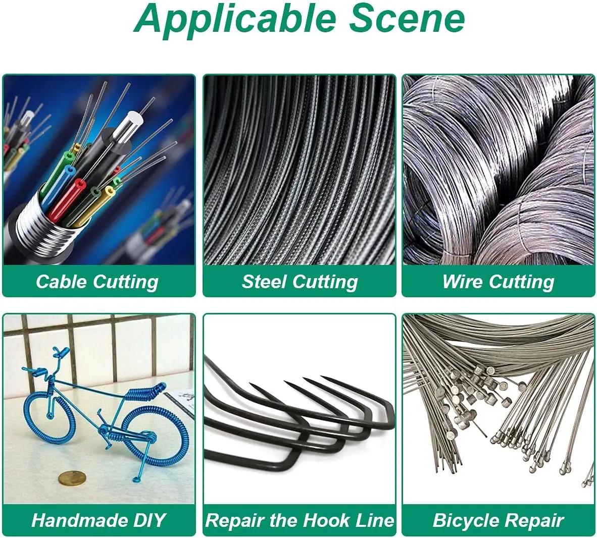 Wire Nipper Cutters Bicycle Bike Line Tube Steel Service Repair Assembly Tool