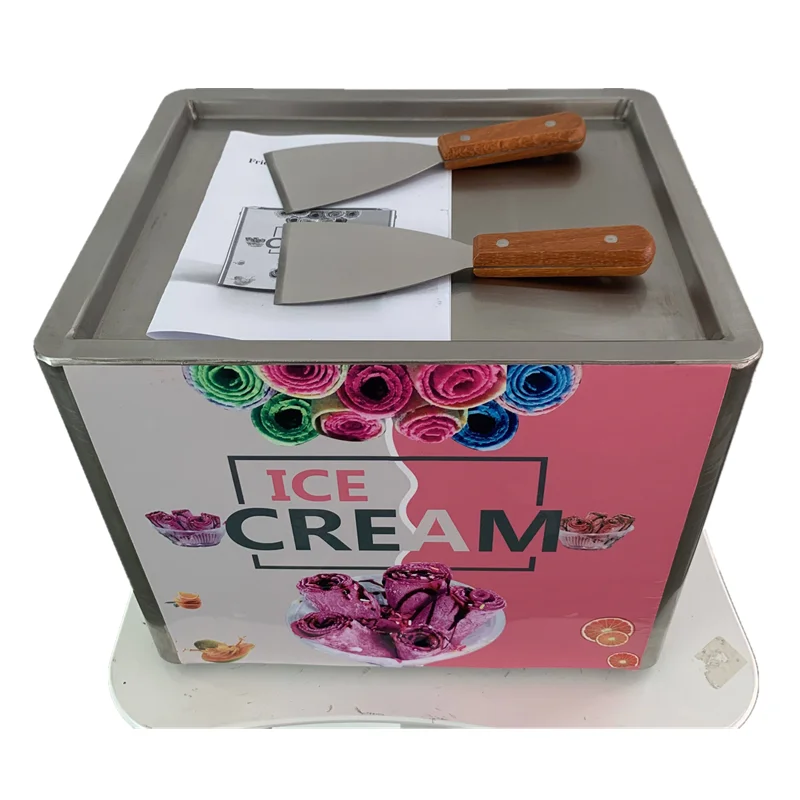 High Quality Cold Plate For Ice Cream Roll Rolled Ice Cream Tray