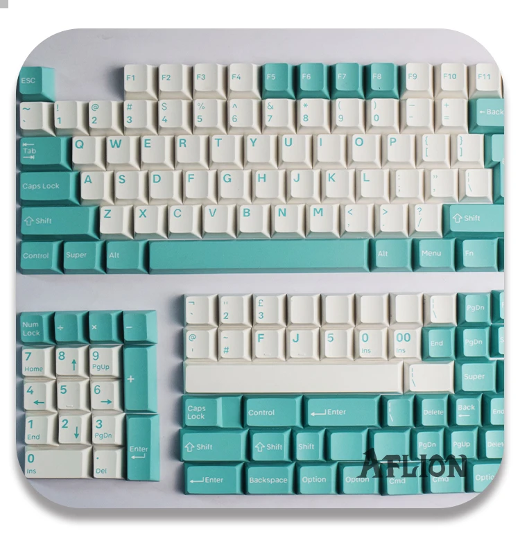 AFLION  Custom Layout 100Keys Pbt Anime Japanese Cute Cover Puller  Crossing  Mechanical Keyboard Keycaps