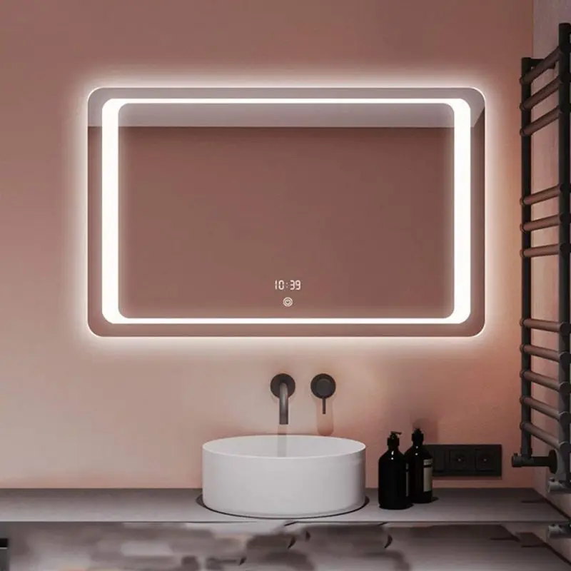 Hot Selling LED Decorative Mirror Smart Front Lighted Vanity Bathroom Wall Mounted Mirror