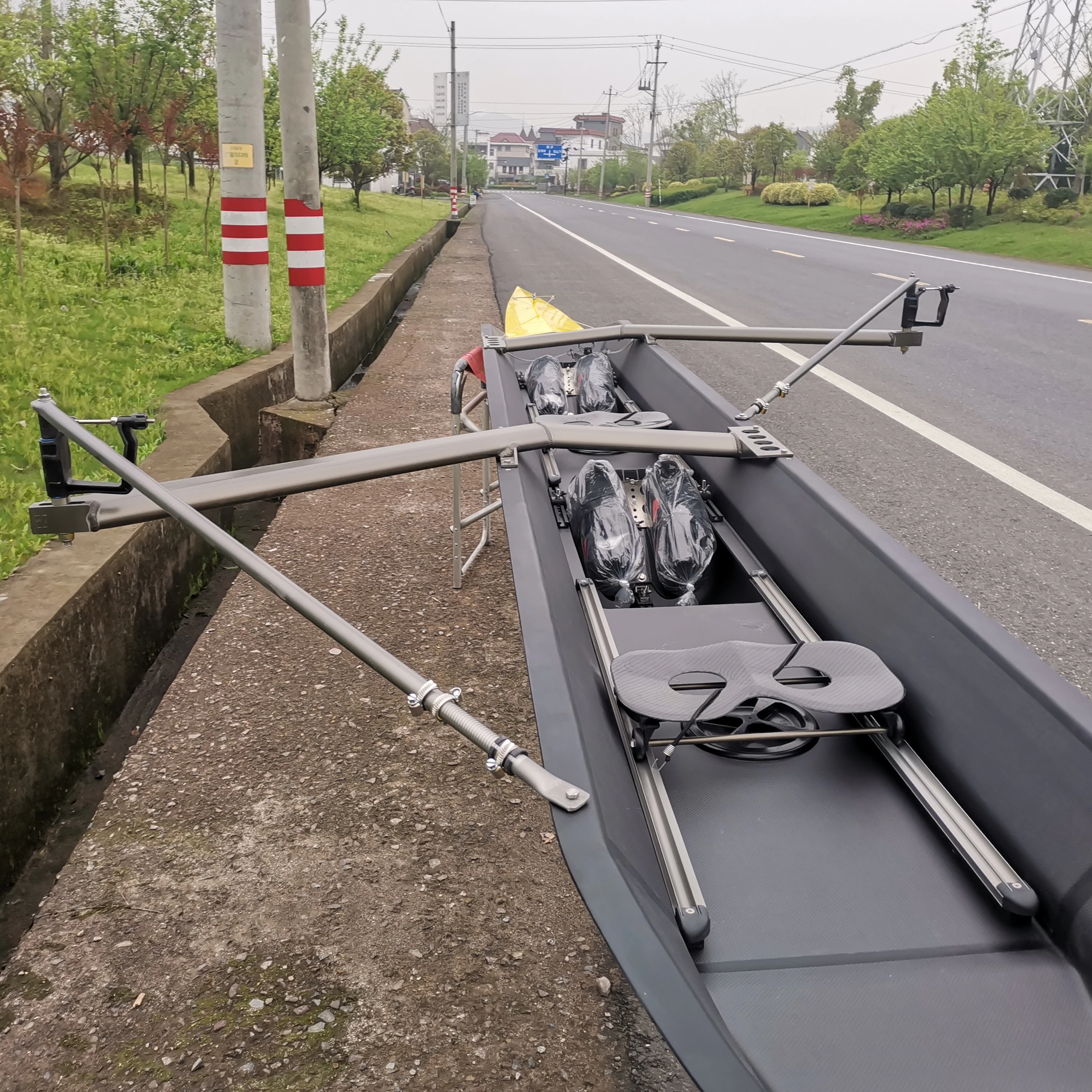 2022 Popular FISA standard carbon fiber rowing boat rowing scull 2X rowing boat double skull 2X