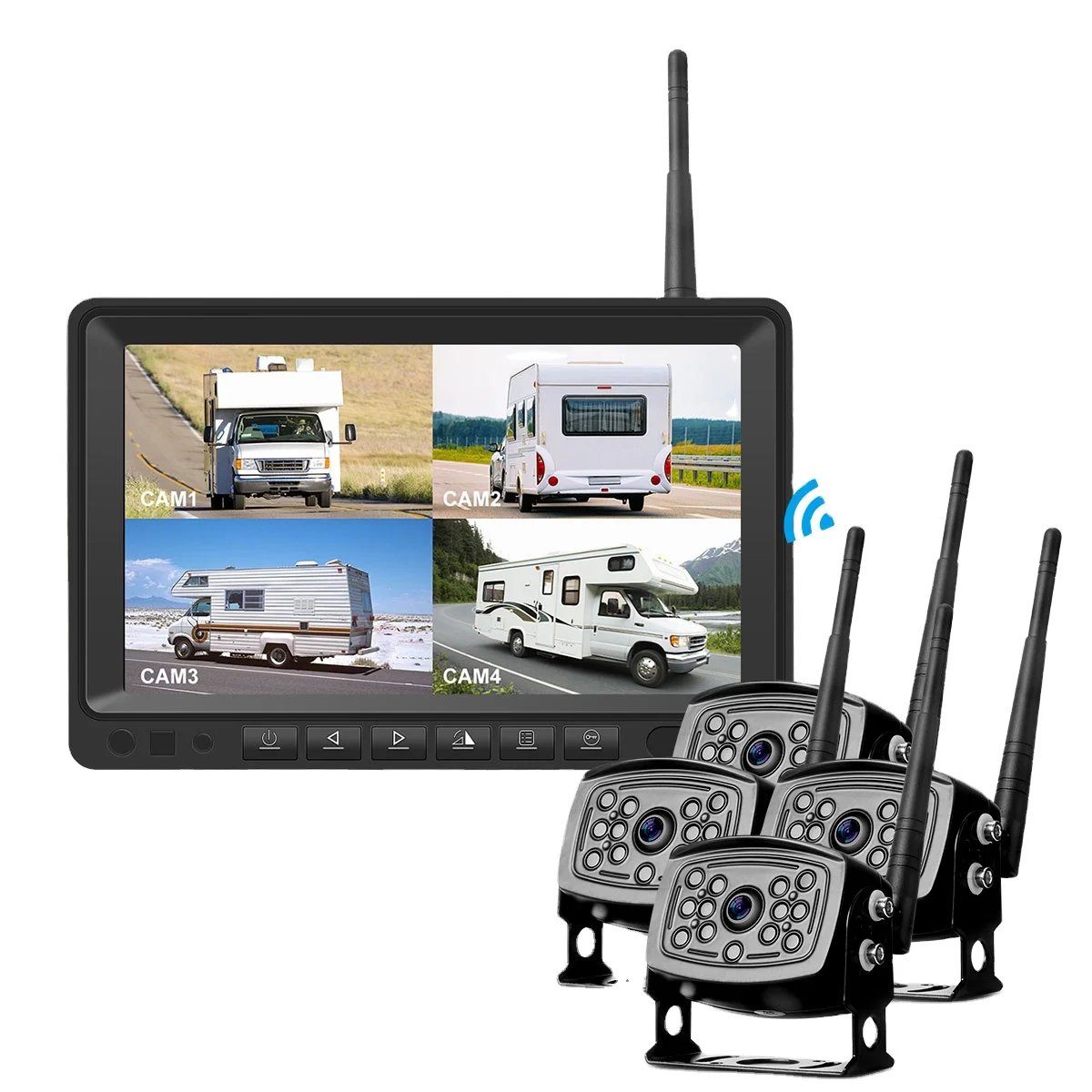 Factory Best Sell  Rear View Backup Camera Digital Reverse Parking Camera for Rv Rear View Camera Car Cam 540 TV Lines Toyota 12