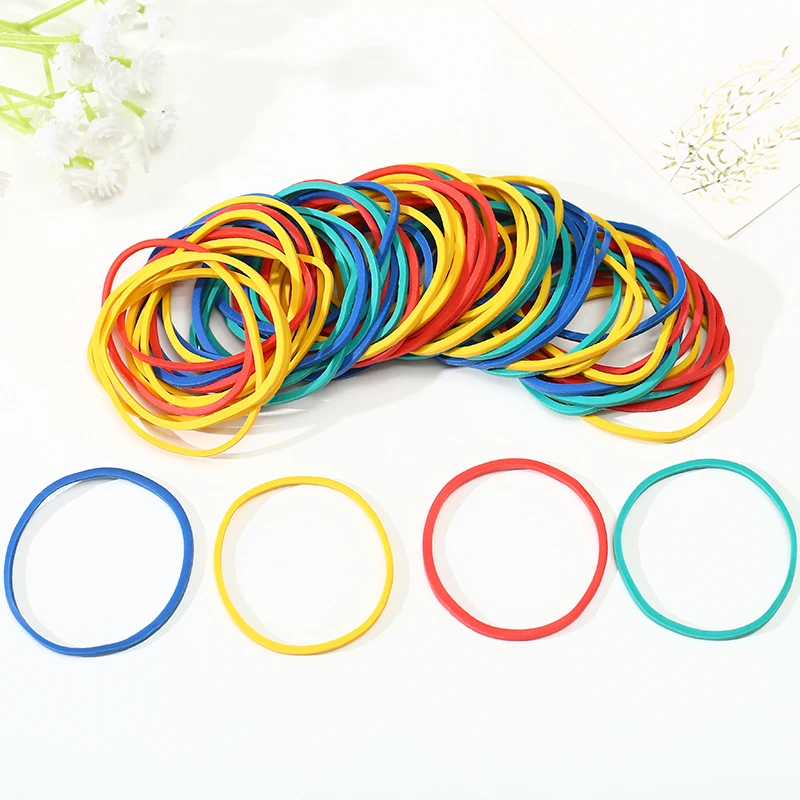 Factory direct supply durable rubberband manufacturer in vietnam natural colorful strong elastic rubber band for packaging money