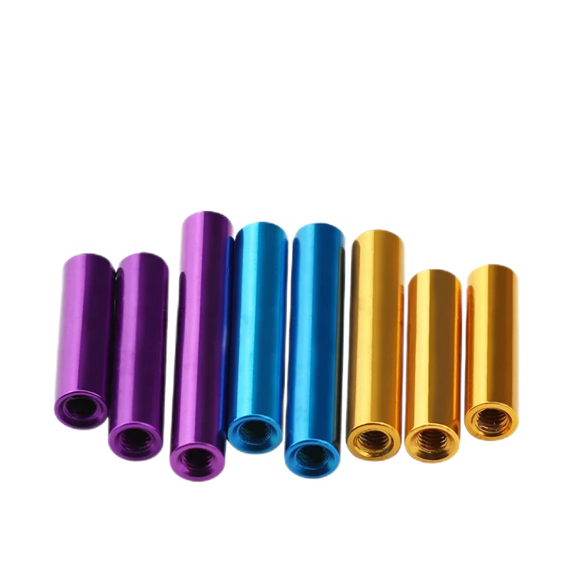 M3 Anodized Aluminum Column Hex Round Standoff Hollow Standoff Spacers for Rc Pcb