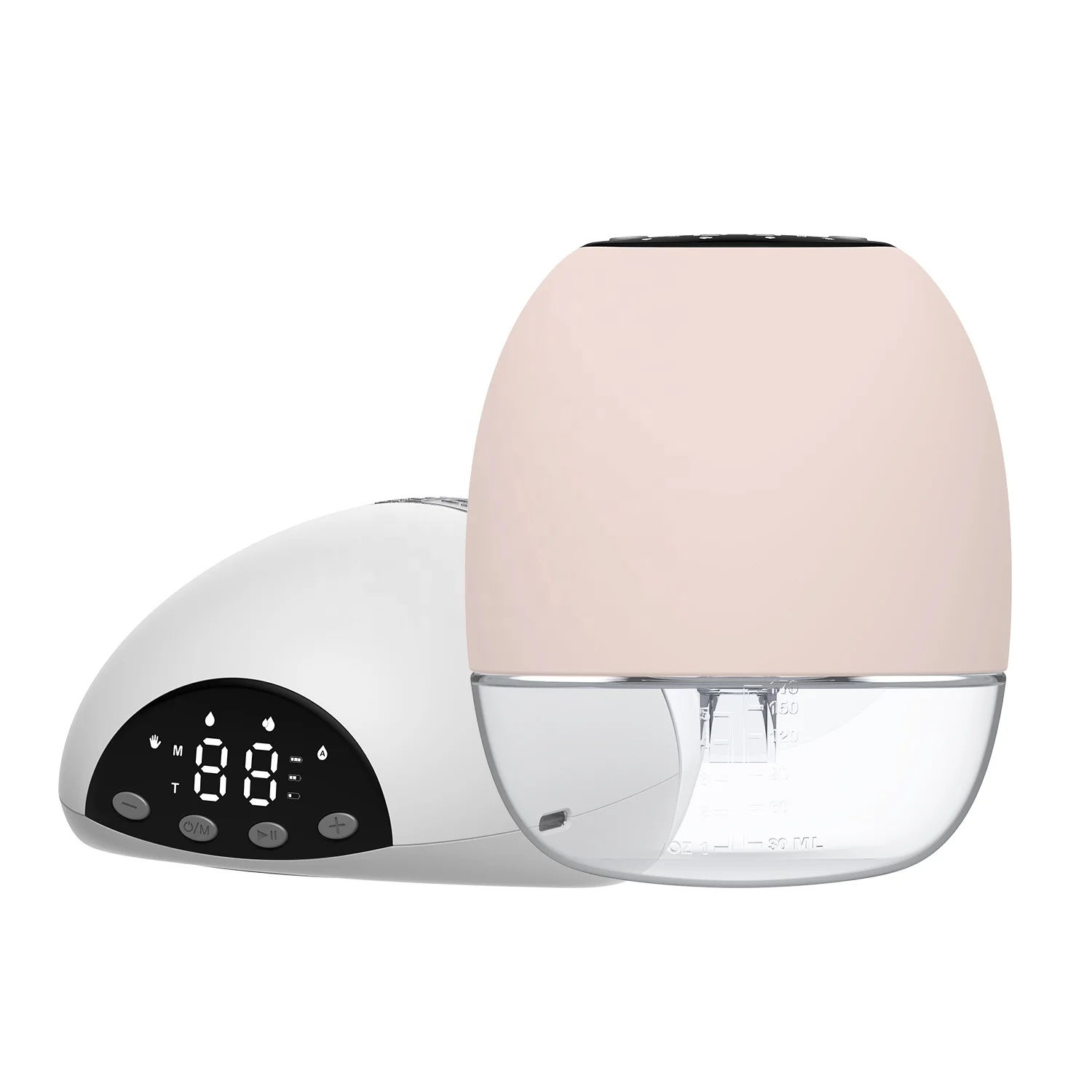 rechargeable 1200 mAh battery wireless baby feeding strong suction portable breast pump hands free