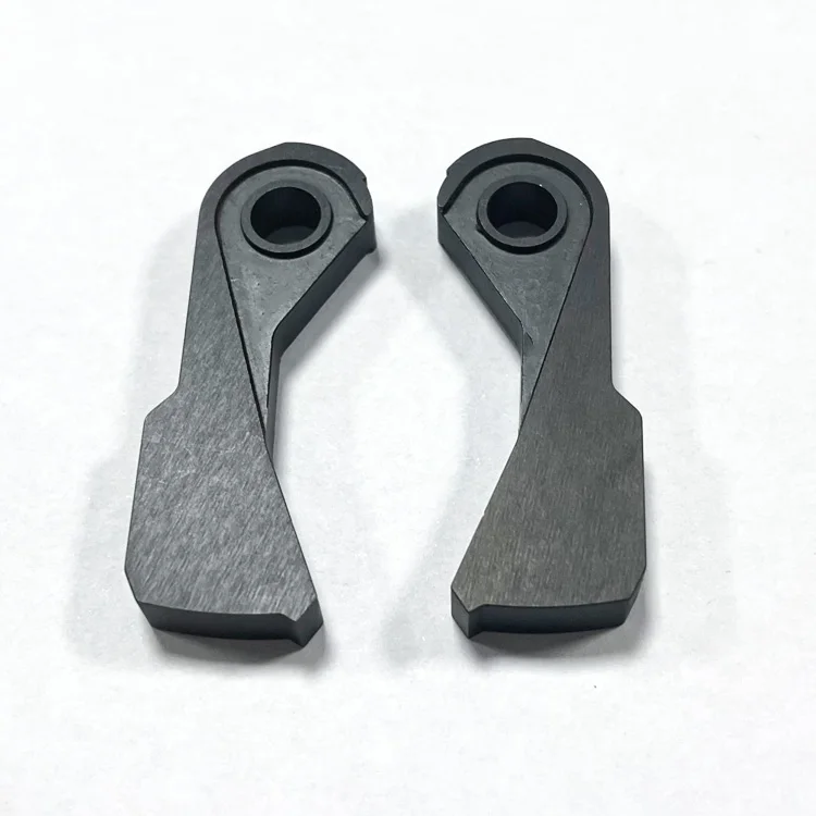 Custom QPQ surface treatment black carbon nitride CNC parts Wire EDM cutting services