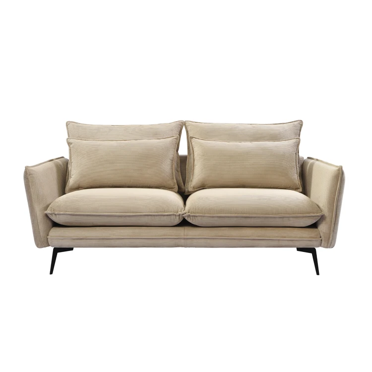 Industrial Style Living Room Salon Sofas Canapes Couch Leather Corner Loveseat 2 Seater Sofa Italy Vintage Fabric Sofa