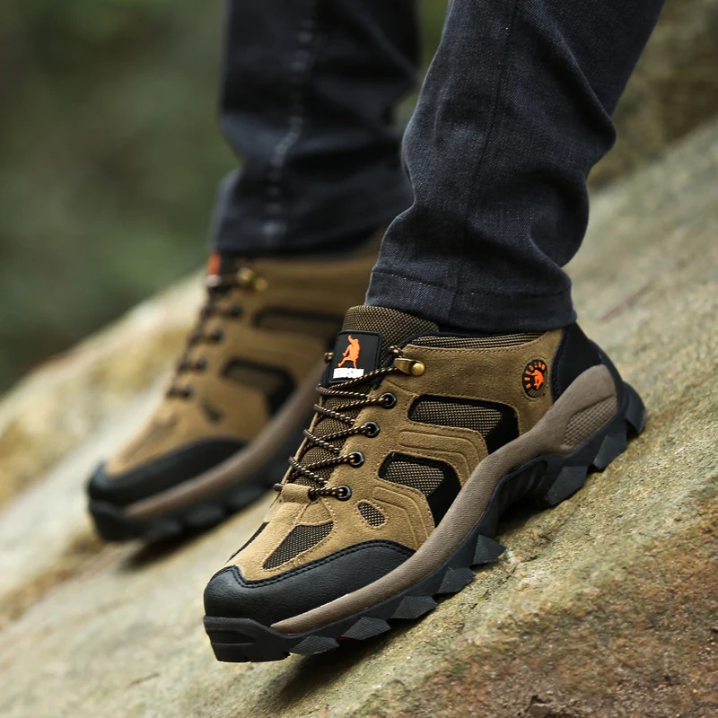 Обувь для отдыха, походов, спортивная обувь для походов, водонепроницаемая Зимняя Теплая мужская обувь для походов