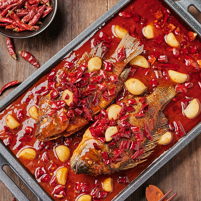 High Quality Delicious and Convenient A lazy person food Spicy Grilled Fish Suitable for Chinese restaurant
