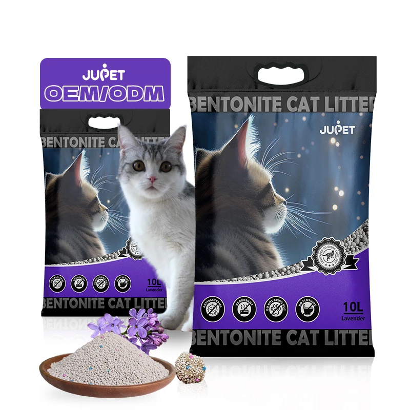 JUPET Catlitter, высокое качество, супервпитывающий низкопылевой органический тофу, бентонитовый наполнитель для кошачьих туалетов, завод