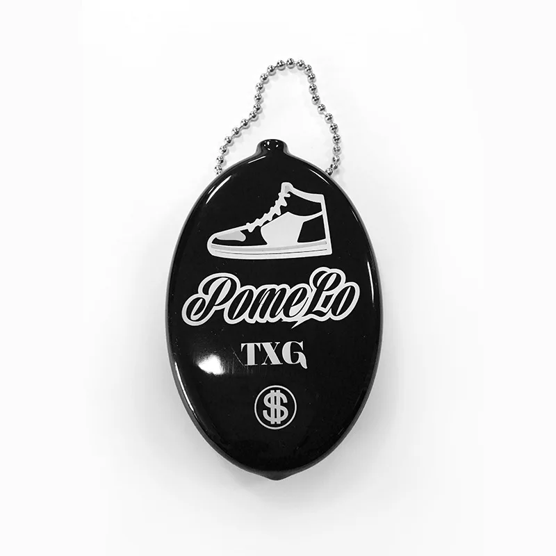 DAQIDO Customized Oval Wallet Silicone Coin Case Pvc Coin Case Manufacturer Oval Coin Purse