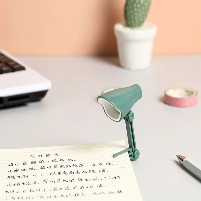 Magnetic  Foldable  Night Light Bedroom Study Reading Book Lamps With Clip Eye Protection Bedside Lights LED Mini Desk Lamp