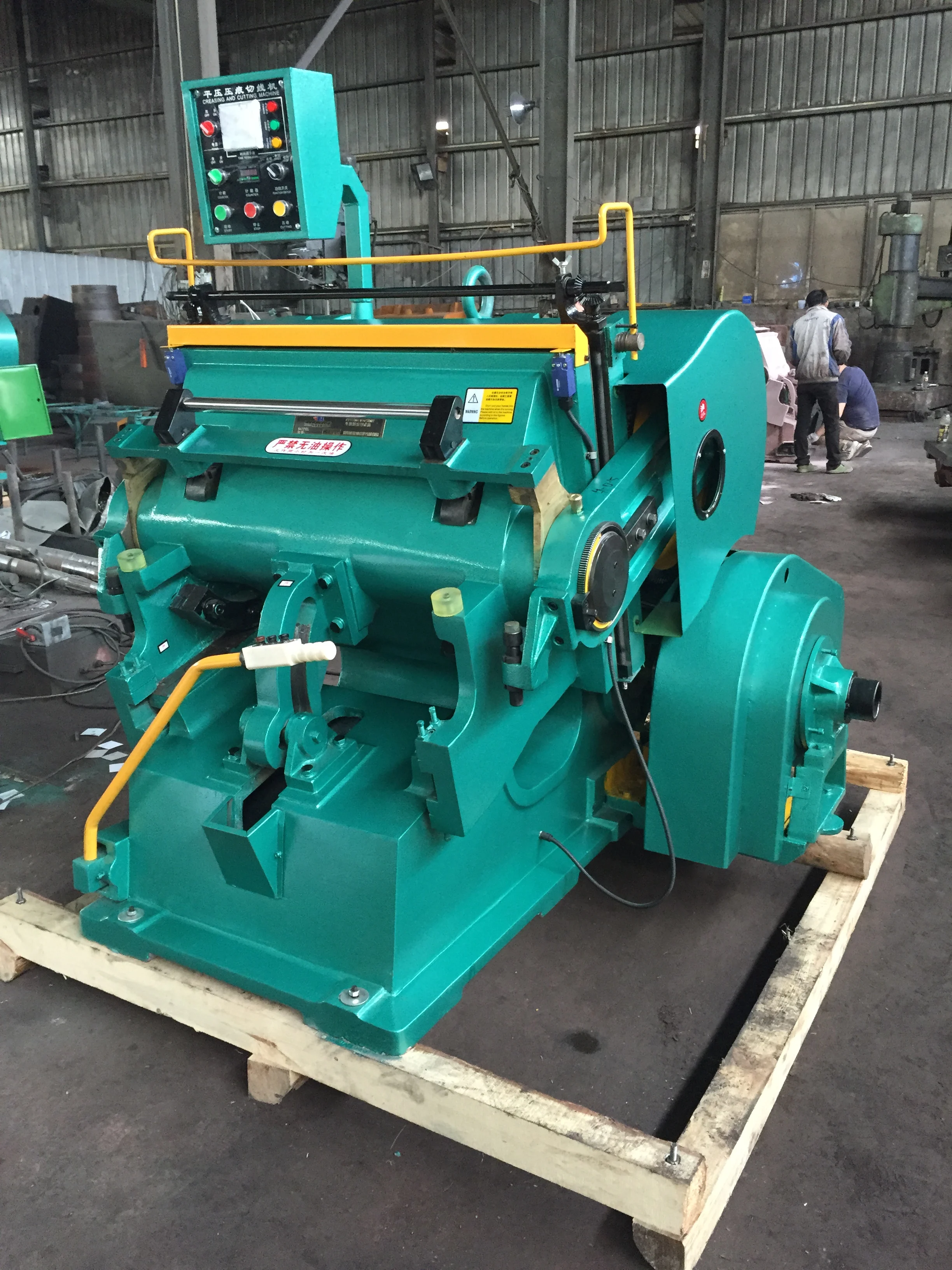 Small Manual Press Punching Corrugated Cardboard Die Cutting Creasing Machine