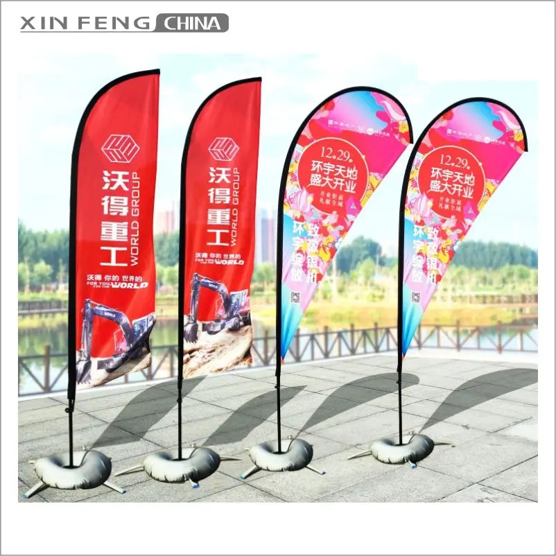 Поставка наружной рекламы, праздничный каплеобразный флаг, флаг с перьями, летающий пляжный флаг, баннеры