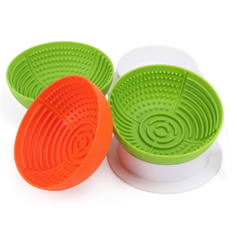 Wholesale Custom Portable Luxury Silicone Pet Feeding Food Water Bowl Slow Feeder Dog Bowls