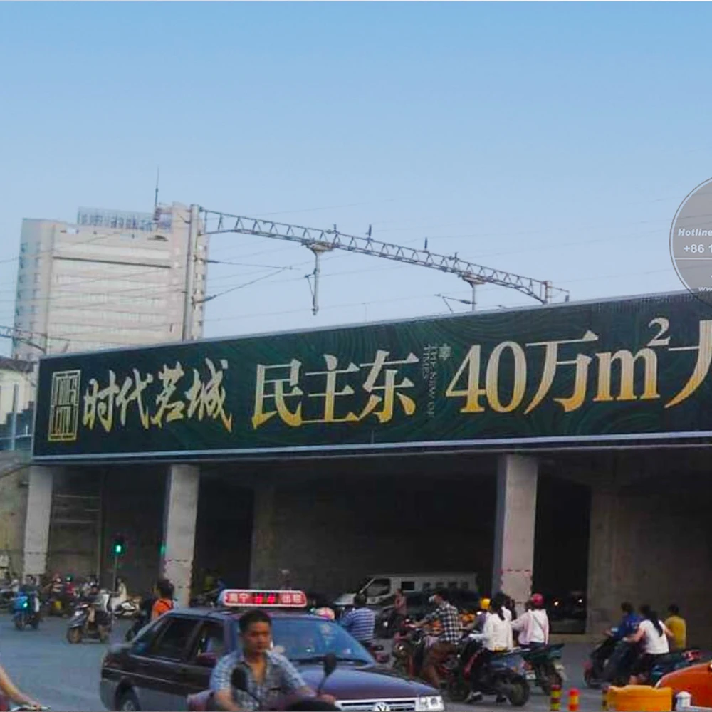 Aluminum Custom Advertising Trivision Billboard Rotating Prism Outdoor Tri-vision Sign board